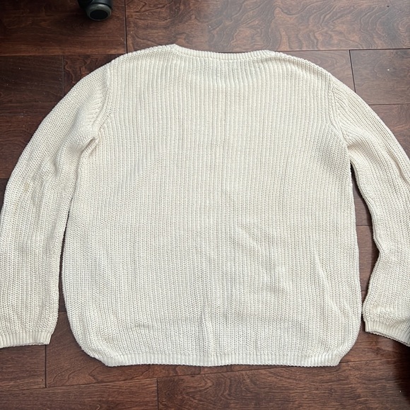 XS Womens Oversized Knit Sweater - Picture 3 of 3